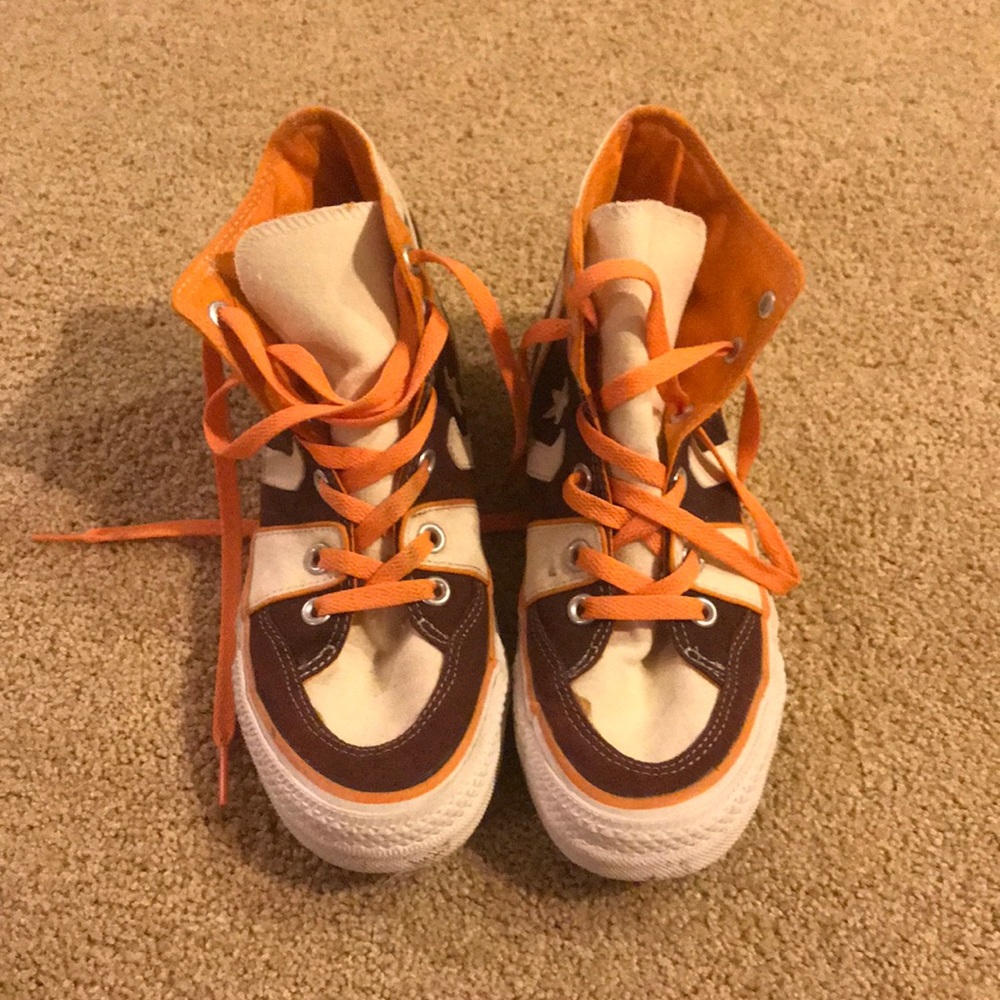 High top Converse sneakers